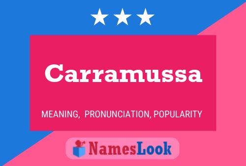 Carramussa Naam Poster