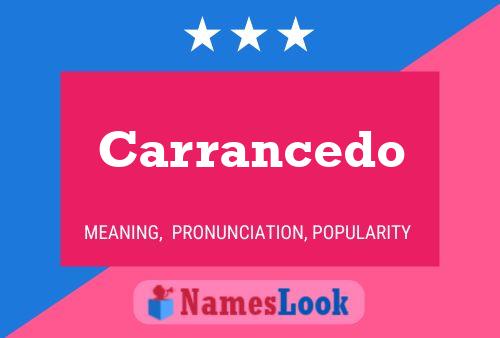 Carrancedo Naam Poster