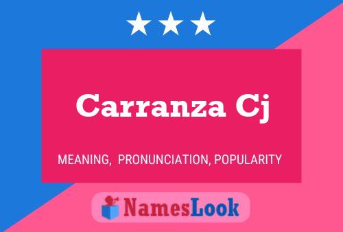 Carranza Cj Naam Poster