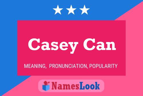 Casey Can Naam Poster