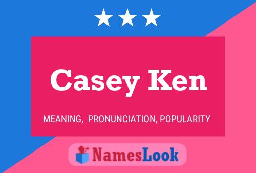 Casey Ken Naam Poster