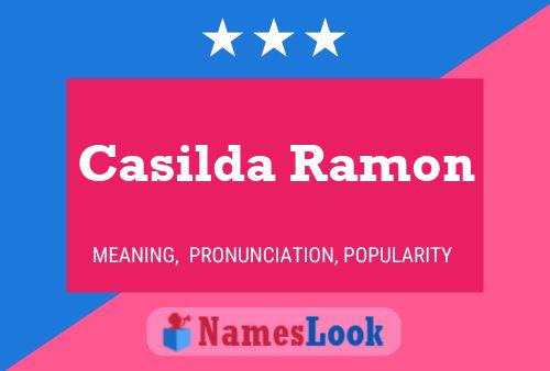 Casilda Ramon Naam Poster