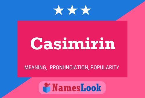 Casimirin Naam Poster