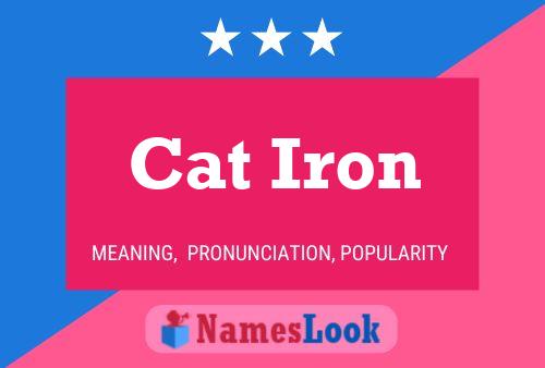 Cat Iron Naam Poster