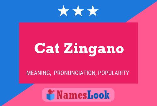 Cat Zingano Naam Poster