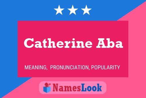 Catherine Aba Naam Poster