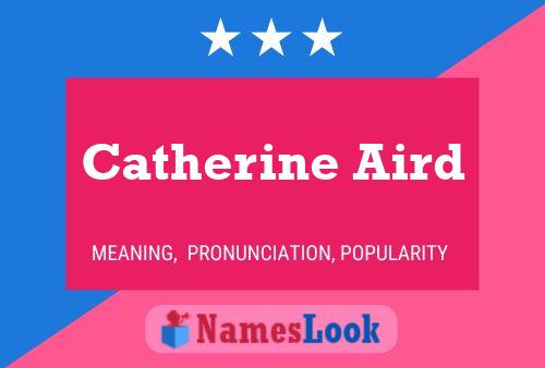 Catherine Aird Naam Poster