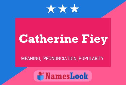 Catherine Fiey Naam Poster