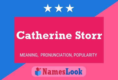 Catherine Storr Naam Poster