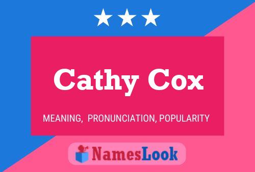 Cathy Cox Naam Poster