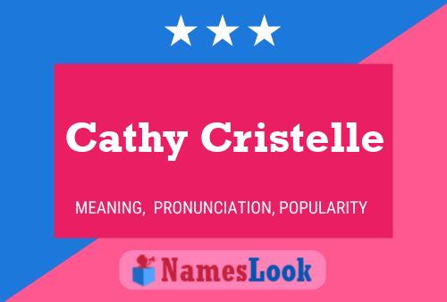 Cathy Cristelle Naam Poster