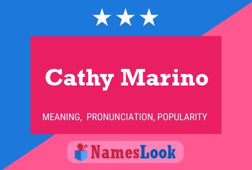 Cathy Marino Naam Poster