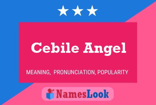 Cebile Angel Naam Poster