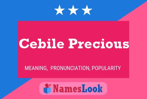 Cebile Precious Naam Poster