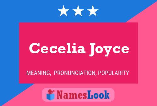 Cecelia Joyce Naam Poster