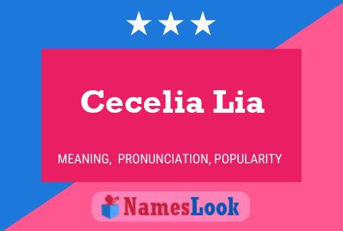 Cecelia Lia Naam Poster