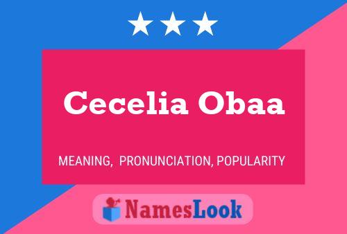 Cecelia Obaa Naam Poster