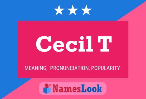 Cecil T Naam Poster