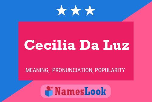 Cecilia Da Luz Naam Poster