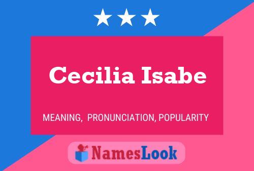 Cecilia Isabe Naam Poster