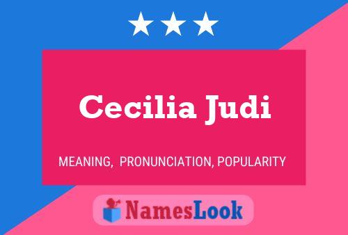 Cecilia Judi Naam Poster