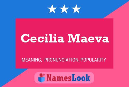 Cecilia Maeva Naam Poster