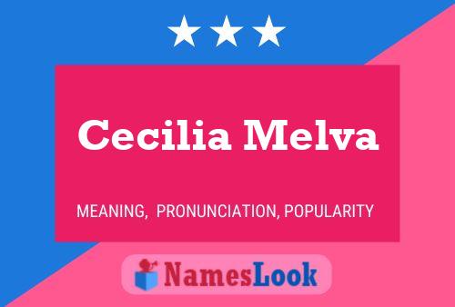 Cecilia Melva Naam Poster