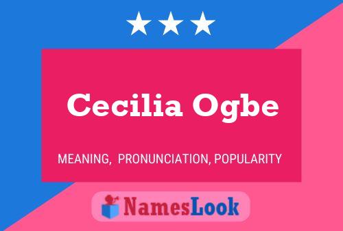 Cecilia Ogbe Naam Poster