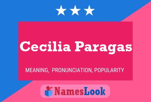 Cecilia Paragas Naam Poster