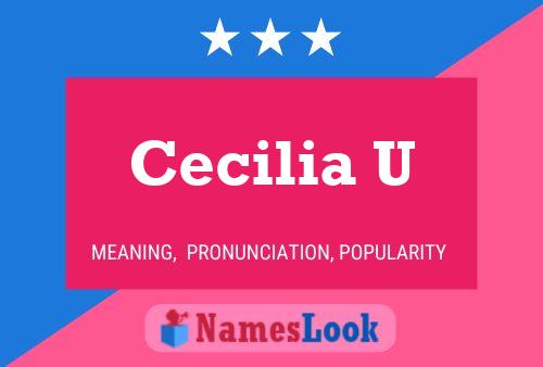 Cecilia U Naam Poster