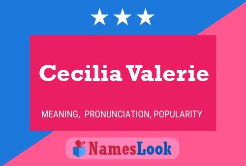 Cecilia Valerie Naam Poster