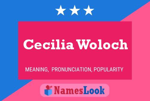 Cecilia Woloch Naam Poster