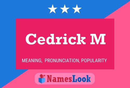 Cedrick M Naam Poster