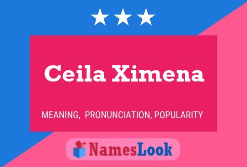 Ceila Ximena Naam Poster