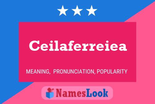 Ceilaferreiea Naam Poster