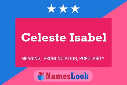 Celeste Isabel Naam Poster