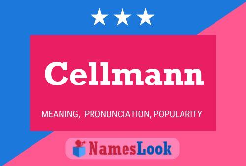 Cellmann Naam Poster