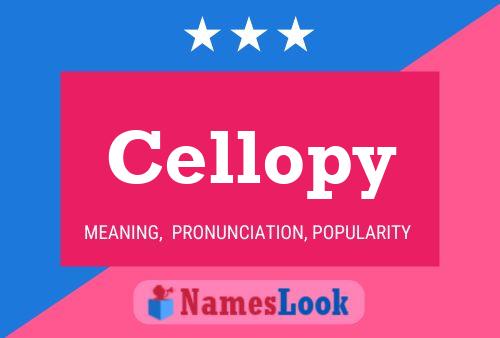 Cellopy Naam Poster