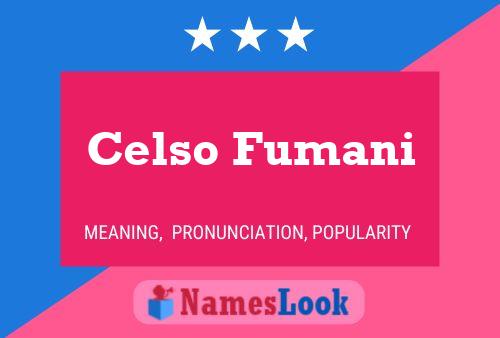 Celso Fumani Naam Poster