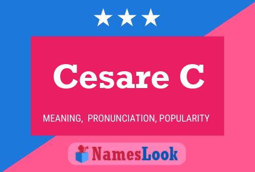 Cesare C Naam Poster