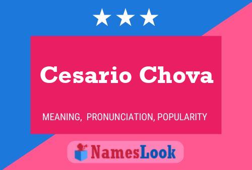 Cesario Chova Naam Poster