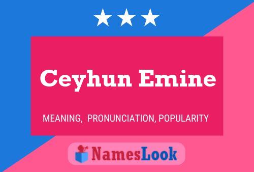 Ceyhun Emine Naam Poster