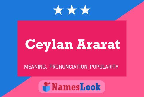 Ceylan Ararat Naam Poster