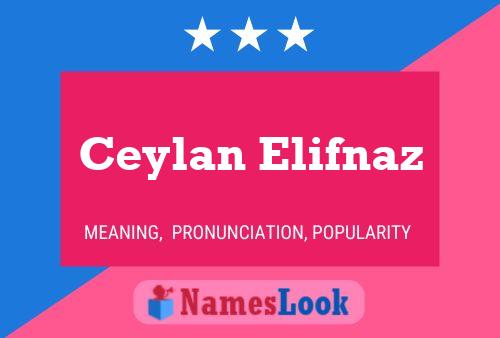 Ceylan Elifnaz Naam Poster