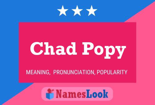 Chad Popy Naam Poster