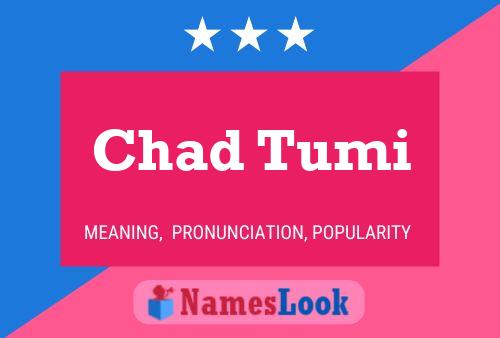 Chad Tumi Naam Poster