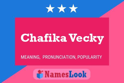 Chafika Vecky Naam Poster