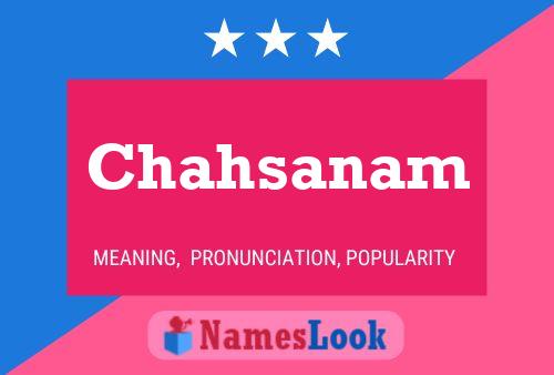 Chahsanam Naam Poster