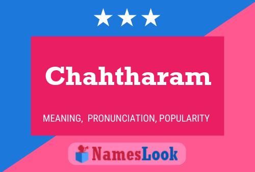 Chahtharam Naam Poster