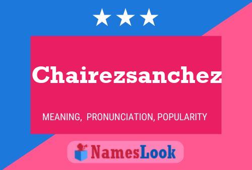 Chairezsanchez Naam Poster